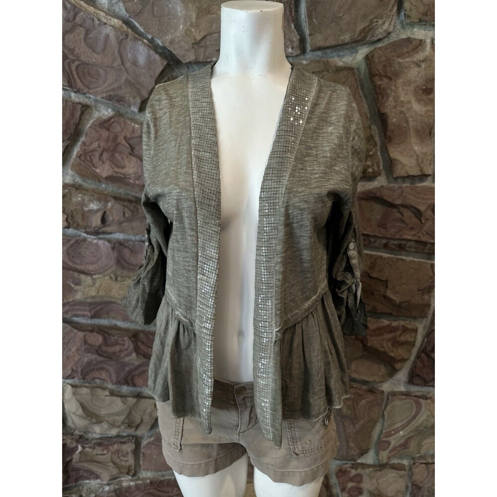 Nina‎ Kendosa Paris Molhair Open Front Cardigan Size Medium/Small